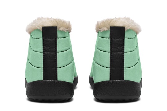 Mint Green Winter Sneakers