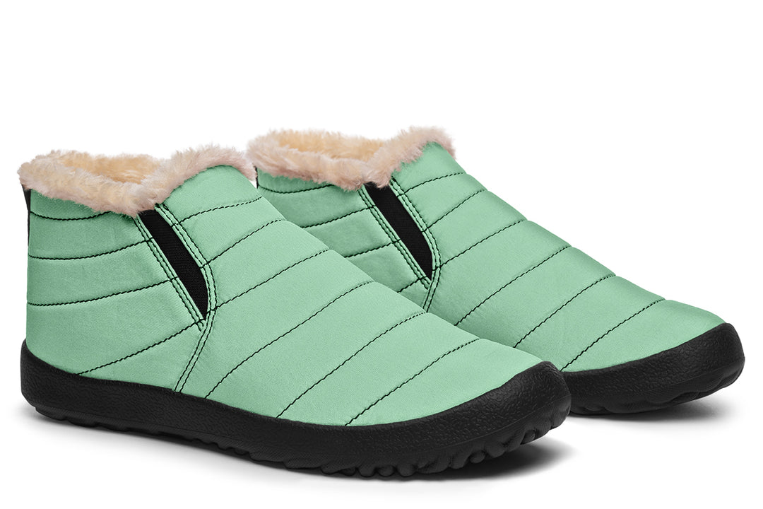Mint Green Winter Sneakers