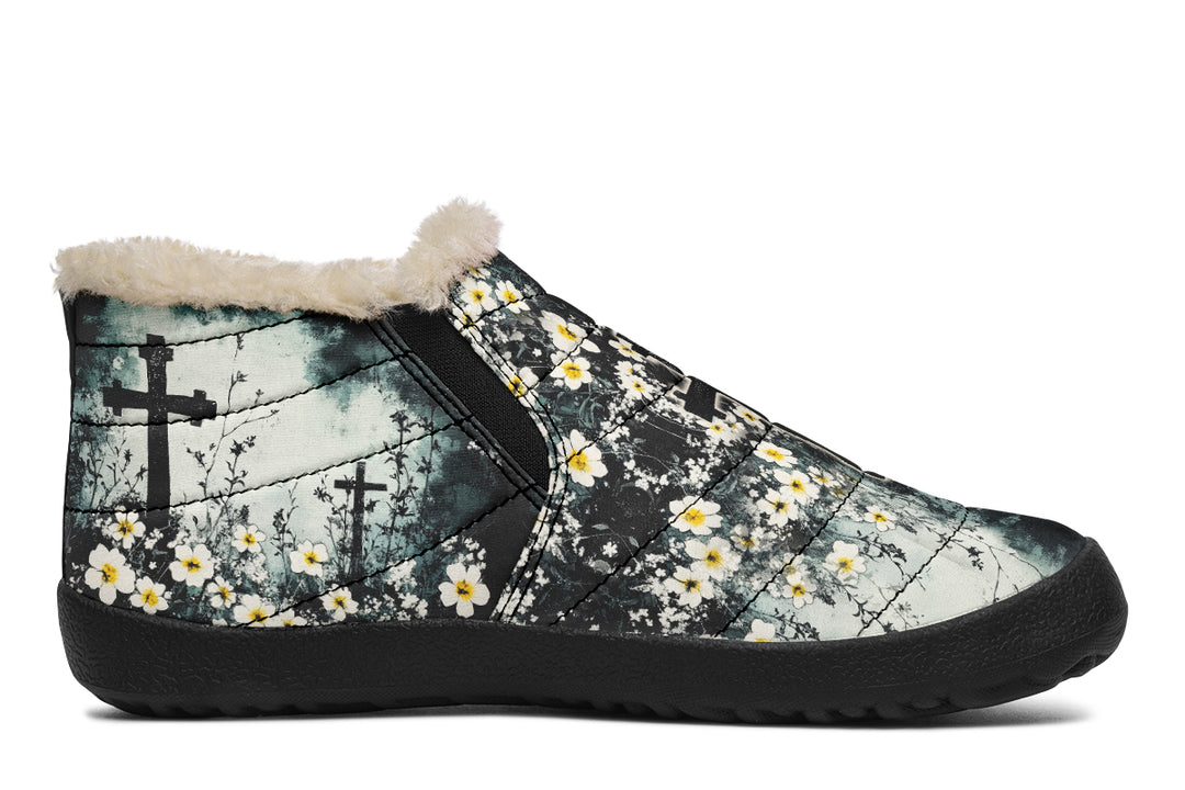 Mourning Petals Winter Sneakers