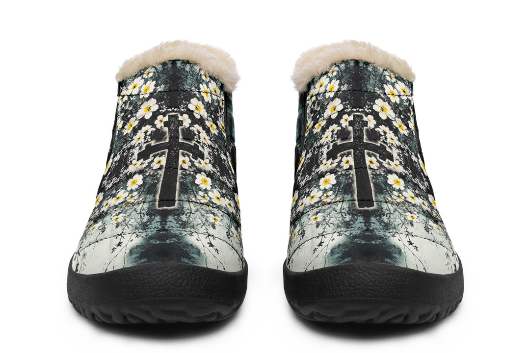 Mourning Petals Winter Sneakers