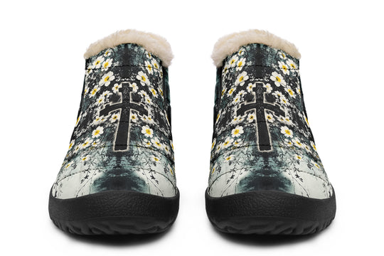 Mourning Petals Winter Sneakers