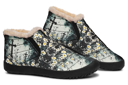 Mourning Petals Winter Sneakers