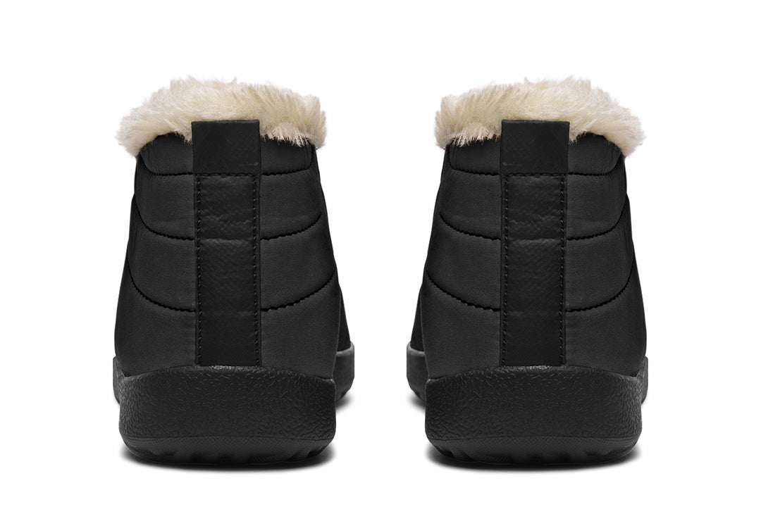 Pitch Black Winter Sneakers