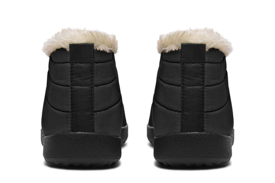 Pitch Black Winter Sneakers