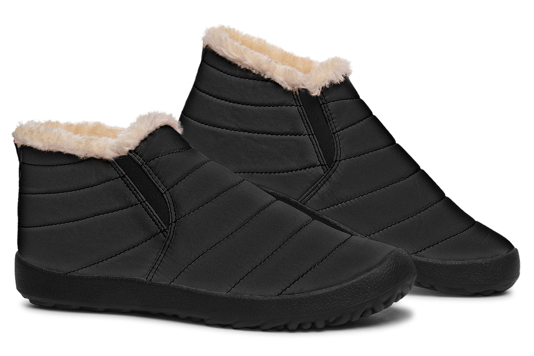 Pitch Black Winter Sneakers