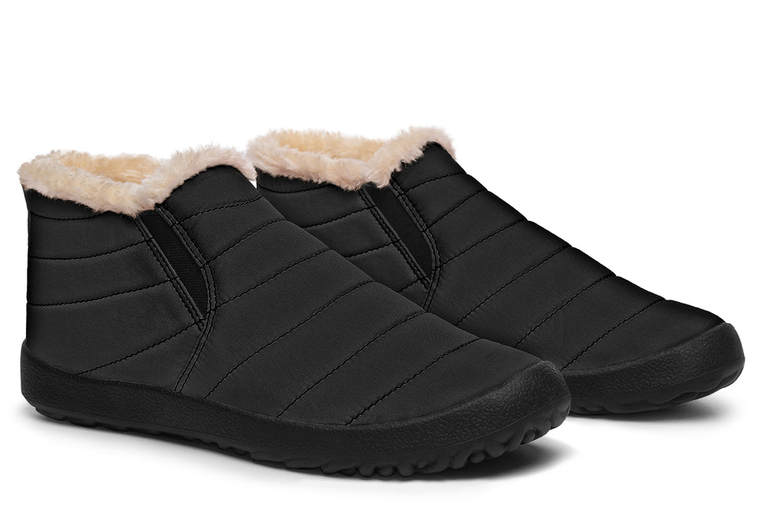 Pitch Black Winter Sneakers