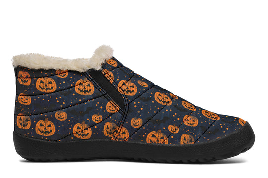 Pumpkin Party Winter Sneakers