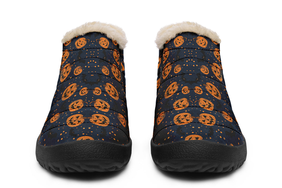 Pumpkin Party Winter Sneakers