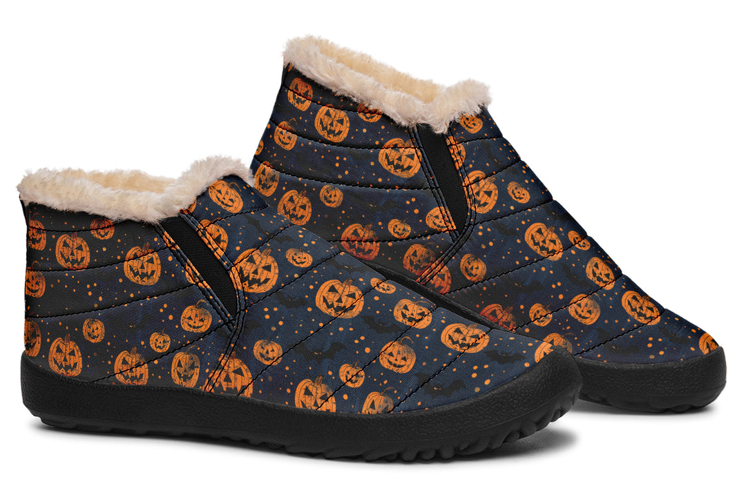 Pumpkin Party Winter Sneakers