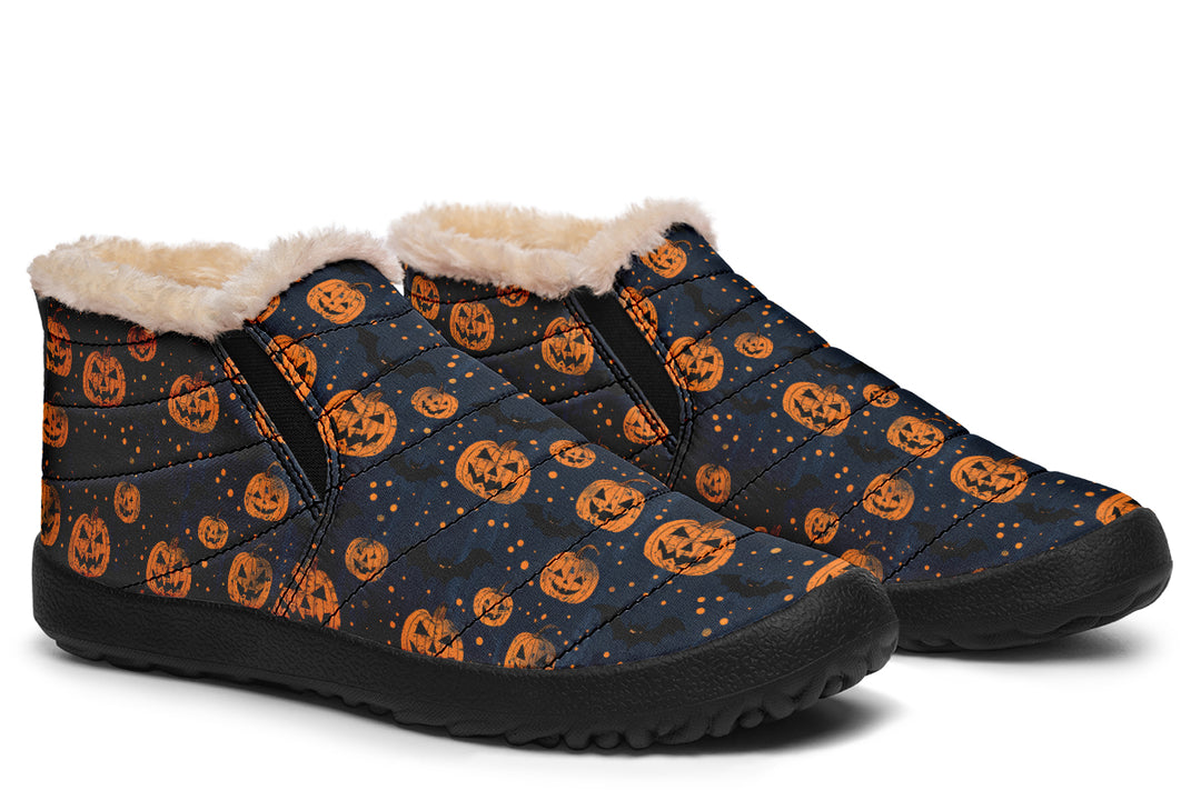 Pumpkin Party Winter Sneakers