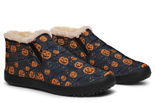 Pumpkin Party Winter Sneakers