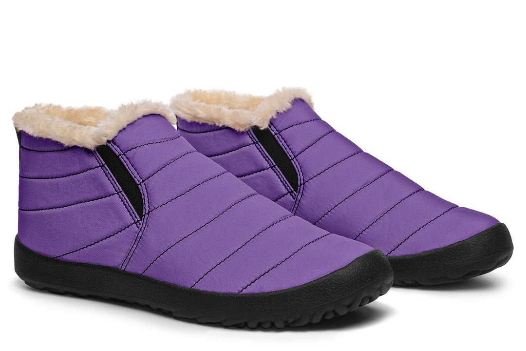 Retro Violet Winter Sneakers