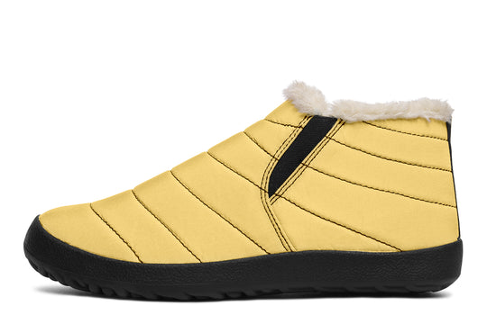 Soft Gold Winter Sneakers