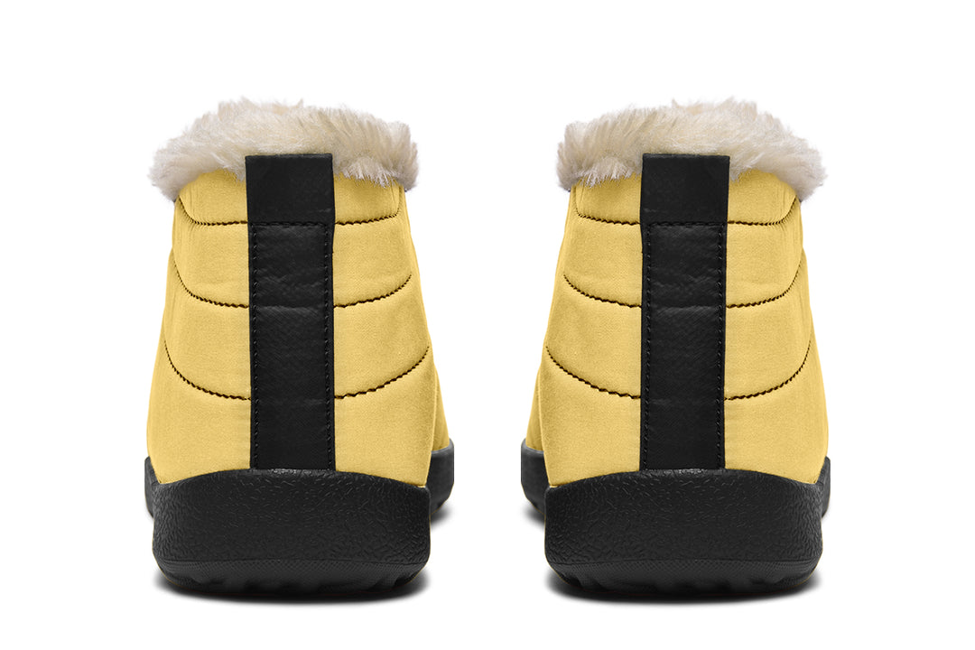 Soft Gold Winter Sneakers