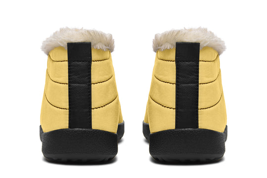 Soft Gold Winter Sneakers