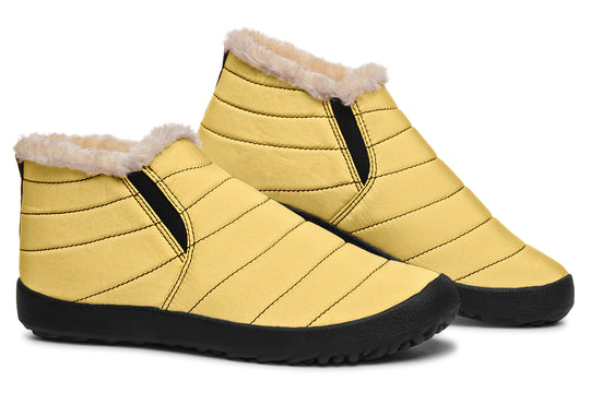 Soft Gold Winter Sneakers
