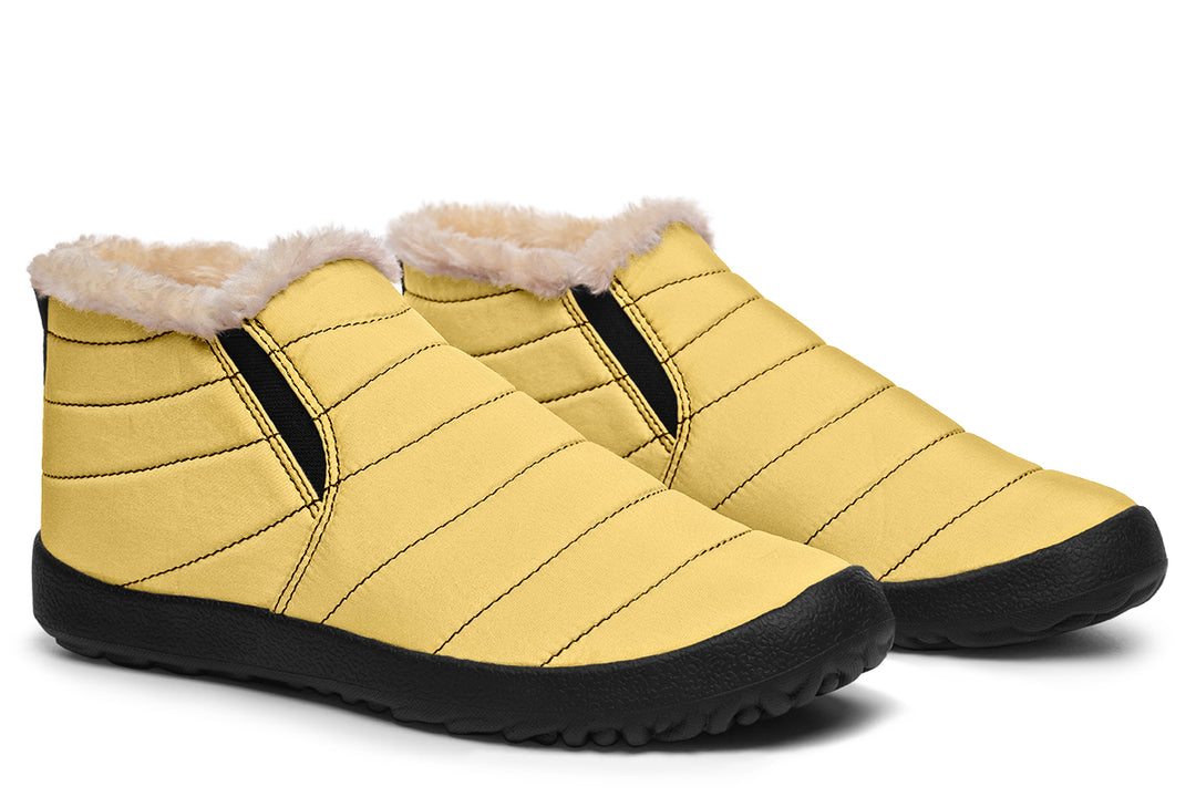Soft Gold Winter Sneakers