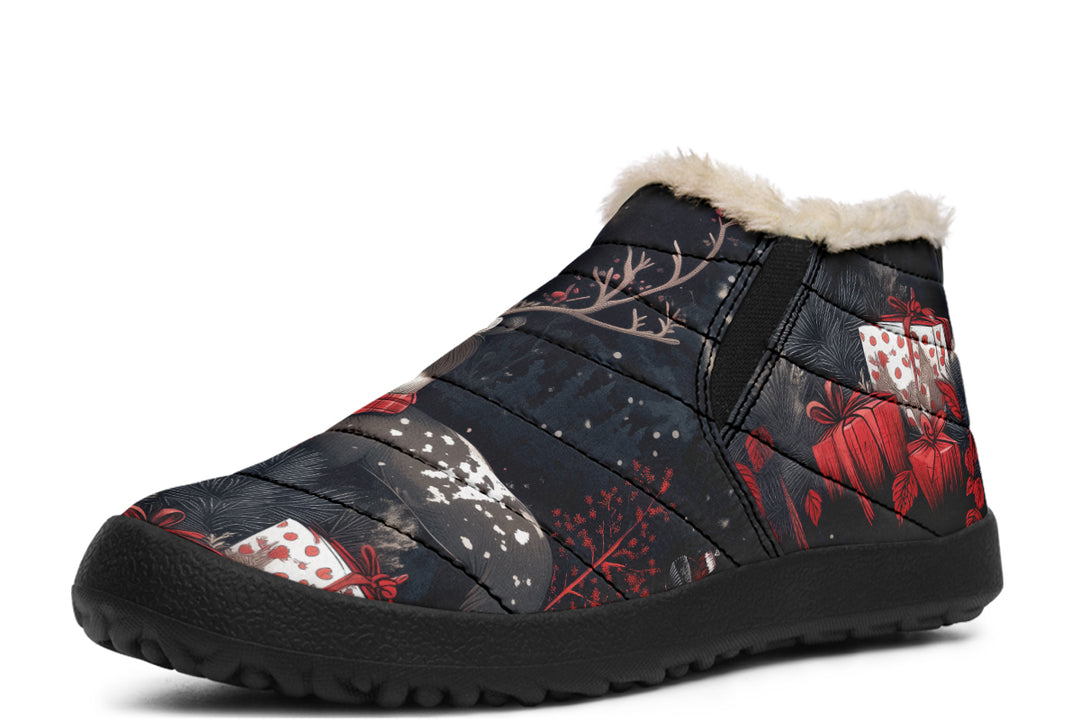 Yule Antlers Winter Sneakers