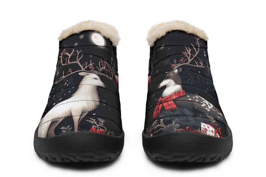 Yule Antlers Winter Sneakers