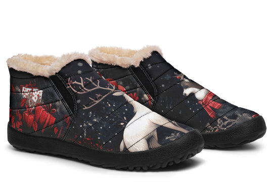 Yule Antlers Winter Sneakers