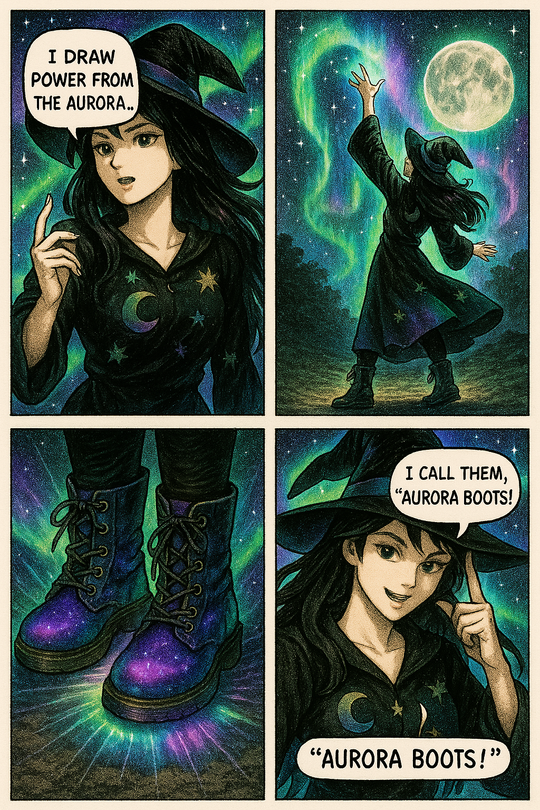 Teal Aurora Boots