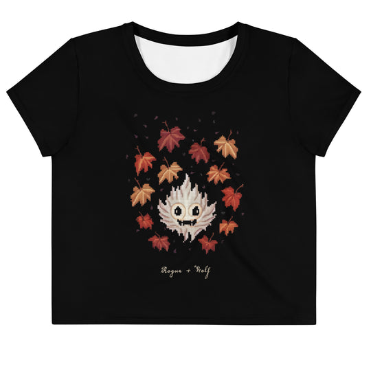 Maple Ghosty Short Sleeve Crop Top