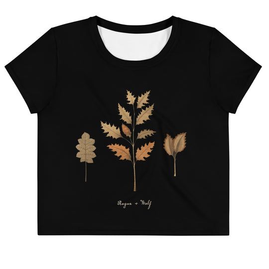 Autumn Memoir Short Sleeve Crop Top