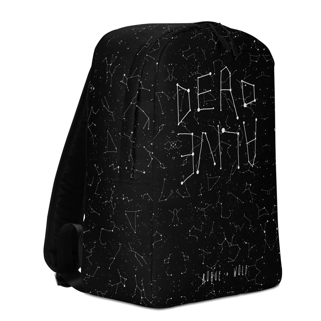 Dead or Alive Goth Backpack - 20L Water Resistant Bag with pocket for Laptop for Work Travel Uni College & School Daypack