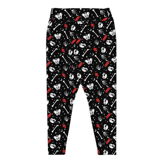 Skulls & Crystals Plus Size Leggings