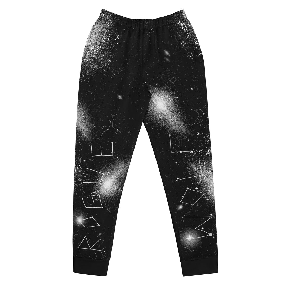 Constellation Slim-Fit Joggers - Vegan Workout Tracksuit Trousers for Yoga, Pilates, Eco-friendly Recycled Gym Pants, Goth Activewear