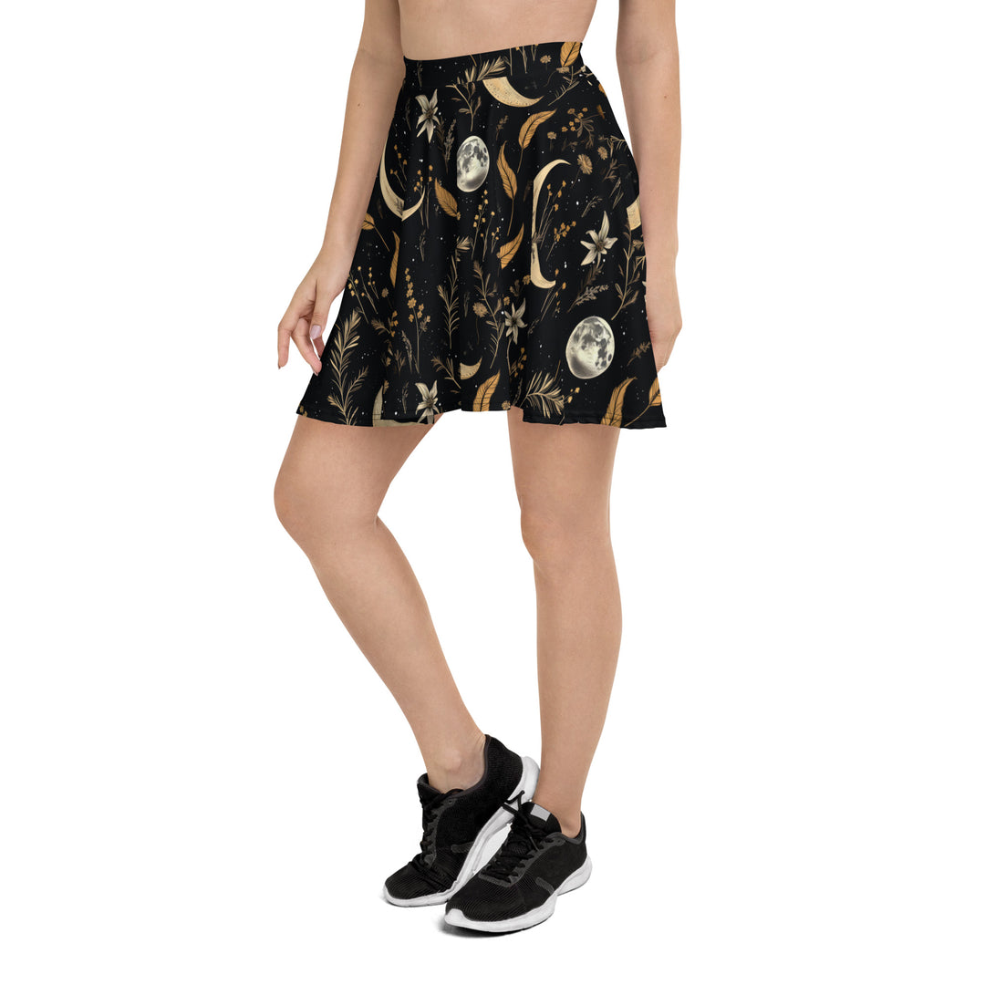Moonlit Botanica Skater Skirt