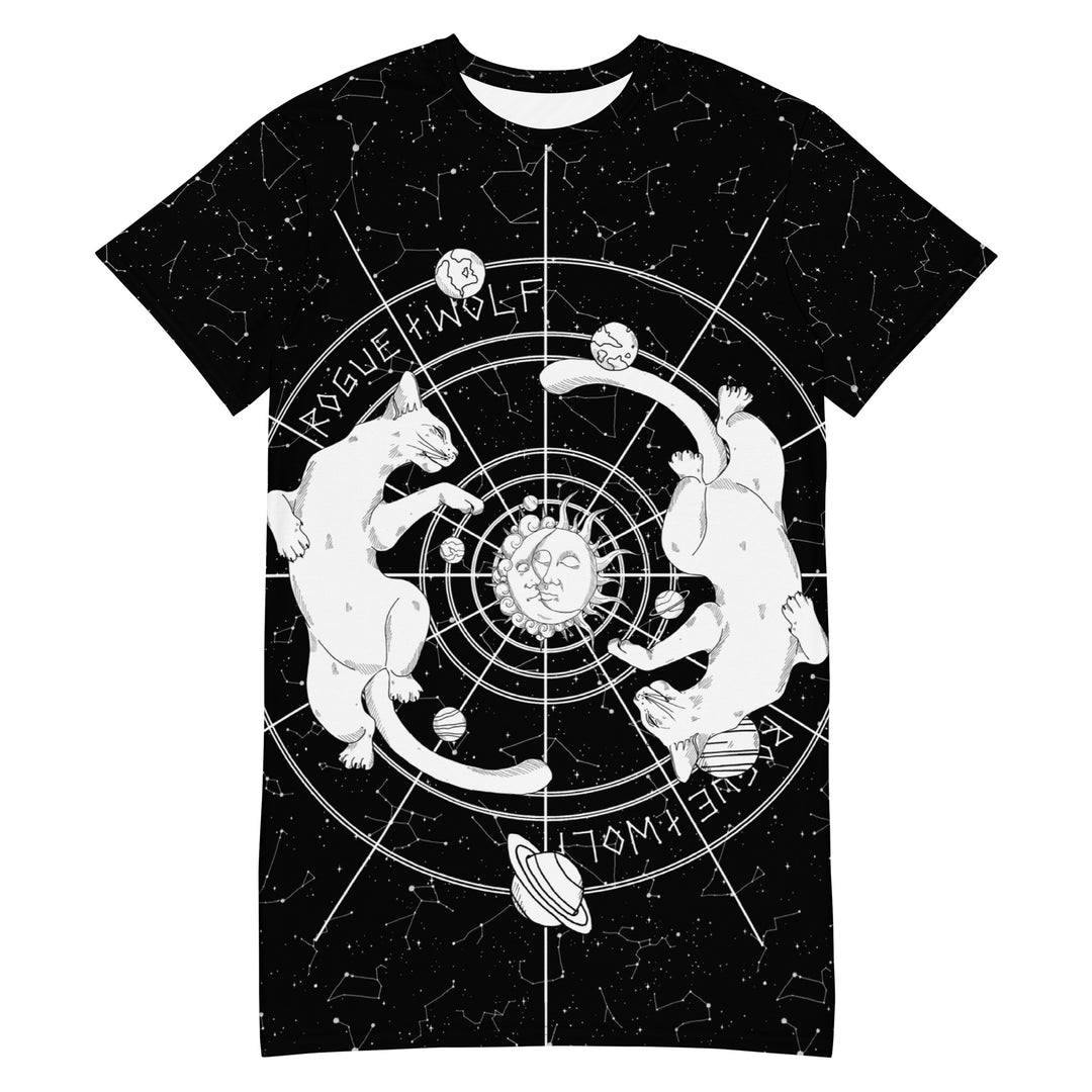 Purr Nebula Tee Dress