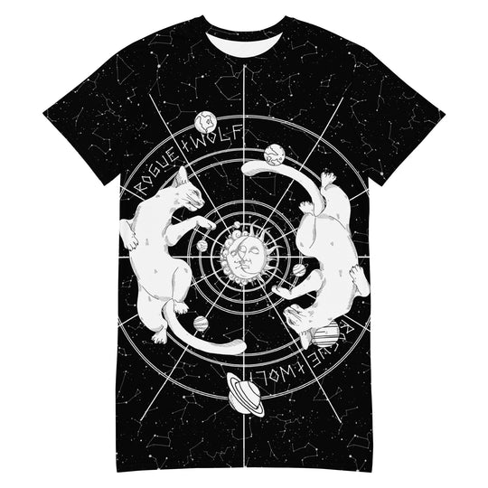 Purr Nebula Tee Dress