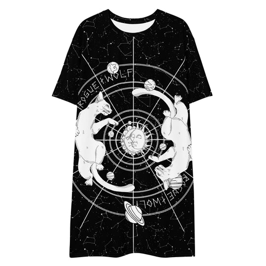 Purr Nebula Tee Dress