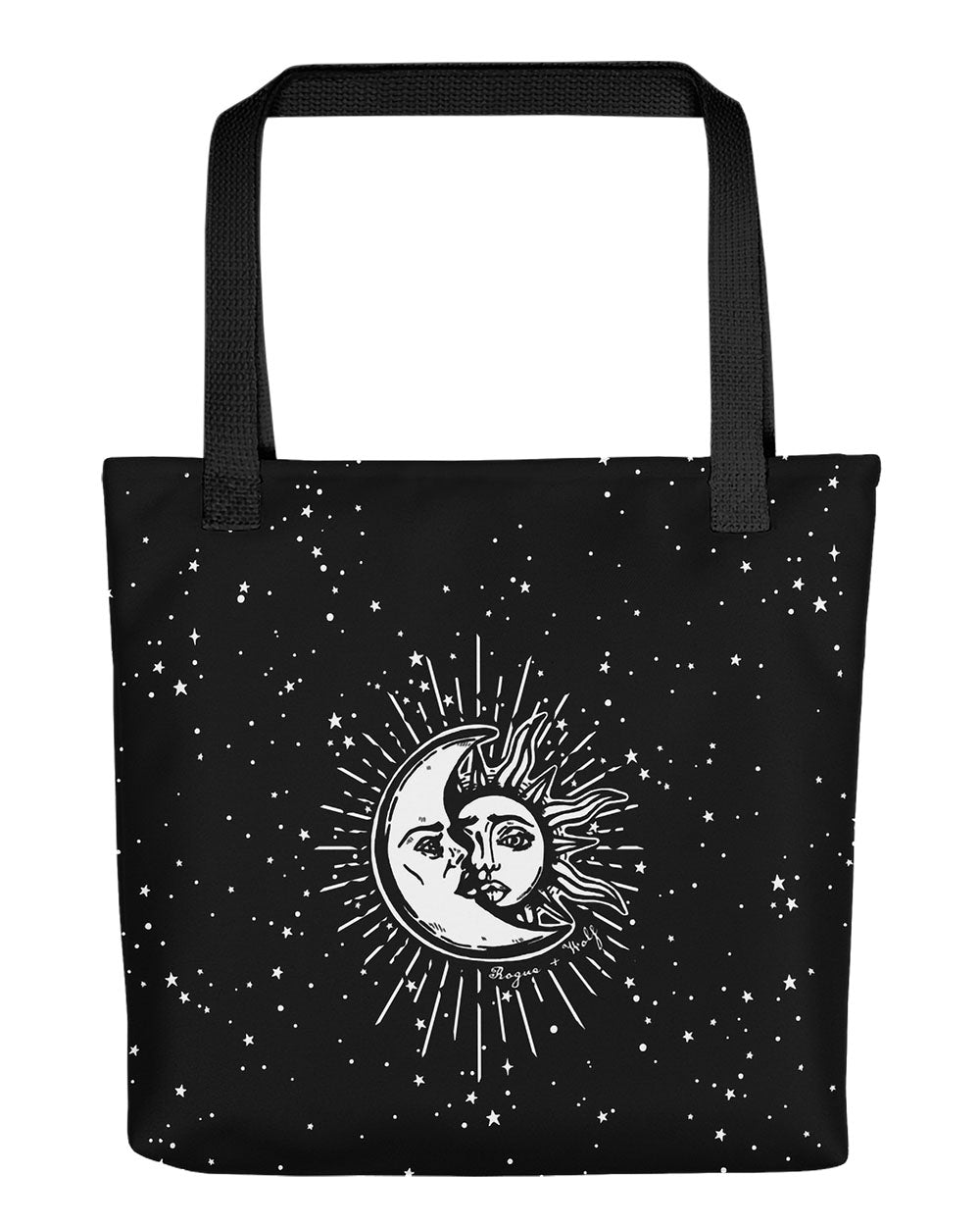 Astral Tote Bag - Large Foldable Bag for Work Gym Travel Shopping & Grocery Goth Accessories Dark Academia