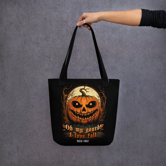 OMG! Goth Accessories Vegan Tote Bag - Large Foldable Dark Academia Witchy Alt Style for Gym Travel