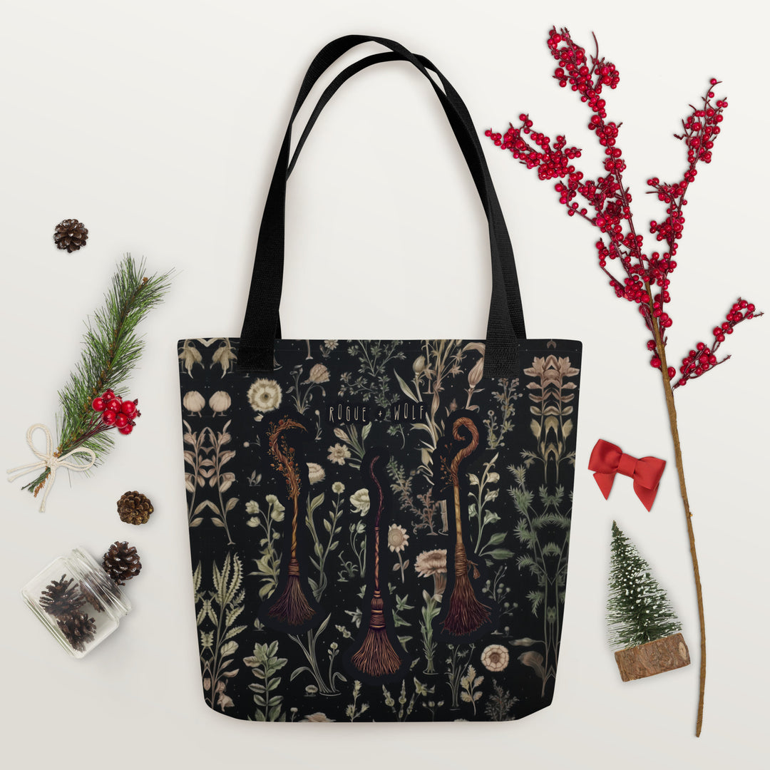 Witches' Broomsticks Tote Bag