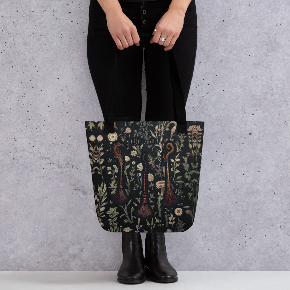 Witches' Broomsticks Tote Bag