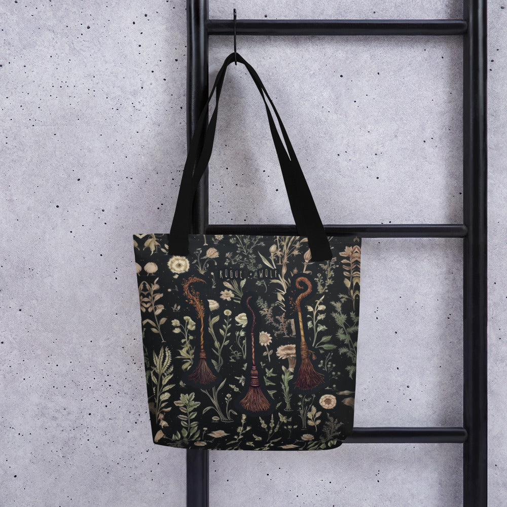 Witches' Broomsticks Tote Bag