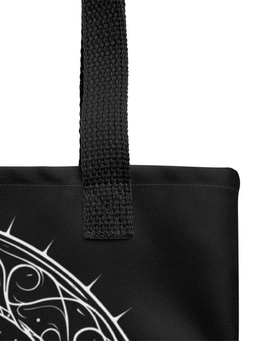 Eternal Growth Vegan Tote Bag - Women's Alt Goth Fashion Witchy Halloween Gift Dark Academia Style