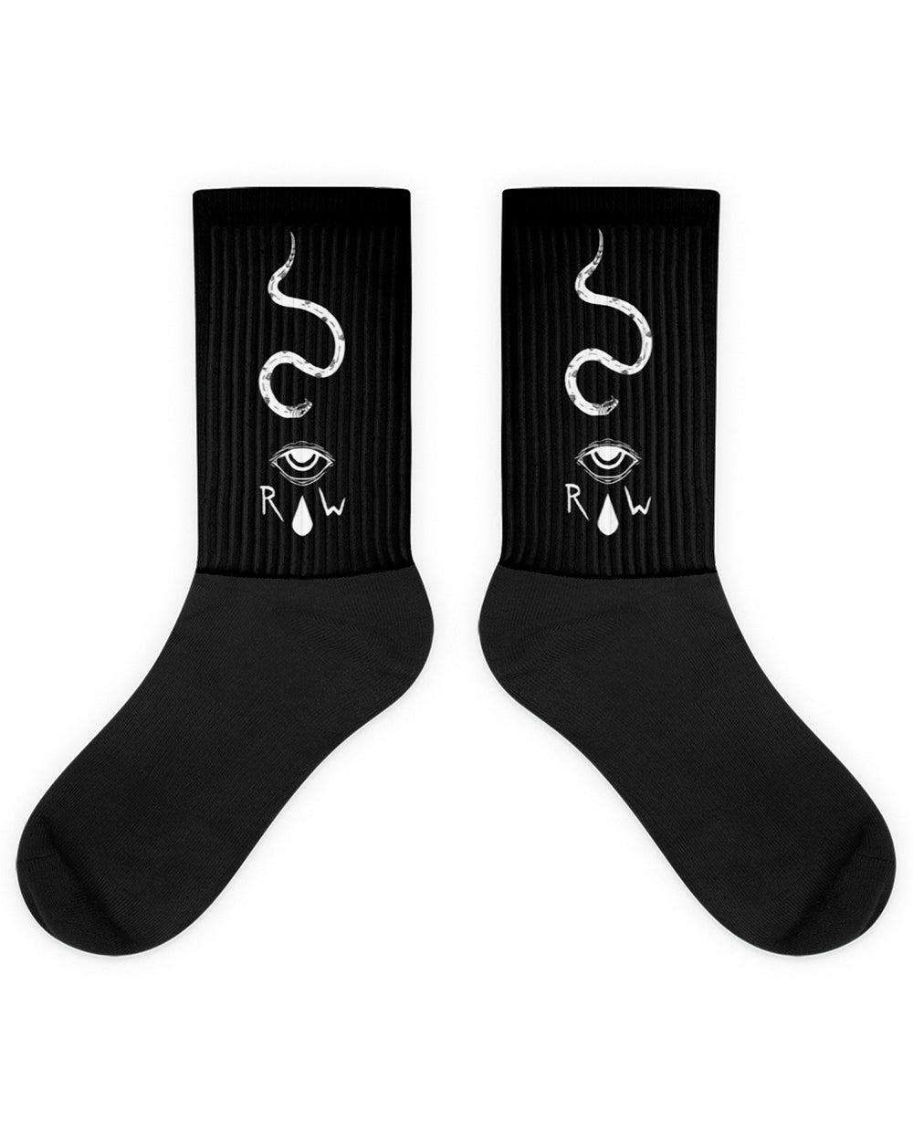 Serpent Sorcery Socks - Alt Accessories Goth Grunge Aesthetic Vegan Clothing Dark Academia Witchy Unisex