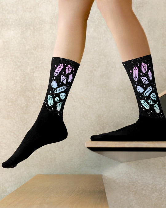 Divination Crystals Socks