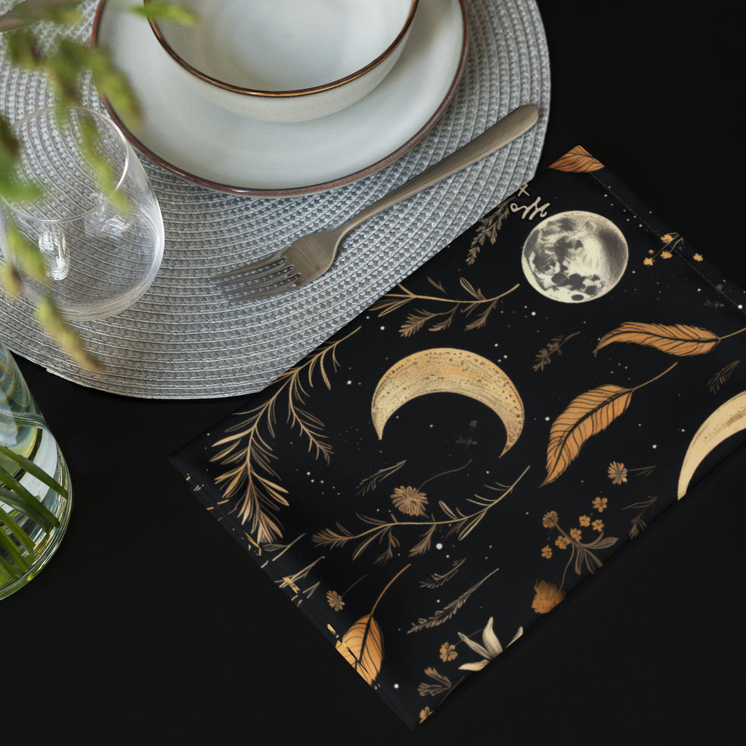 Moonlit Botanica Cloth Napkin Set