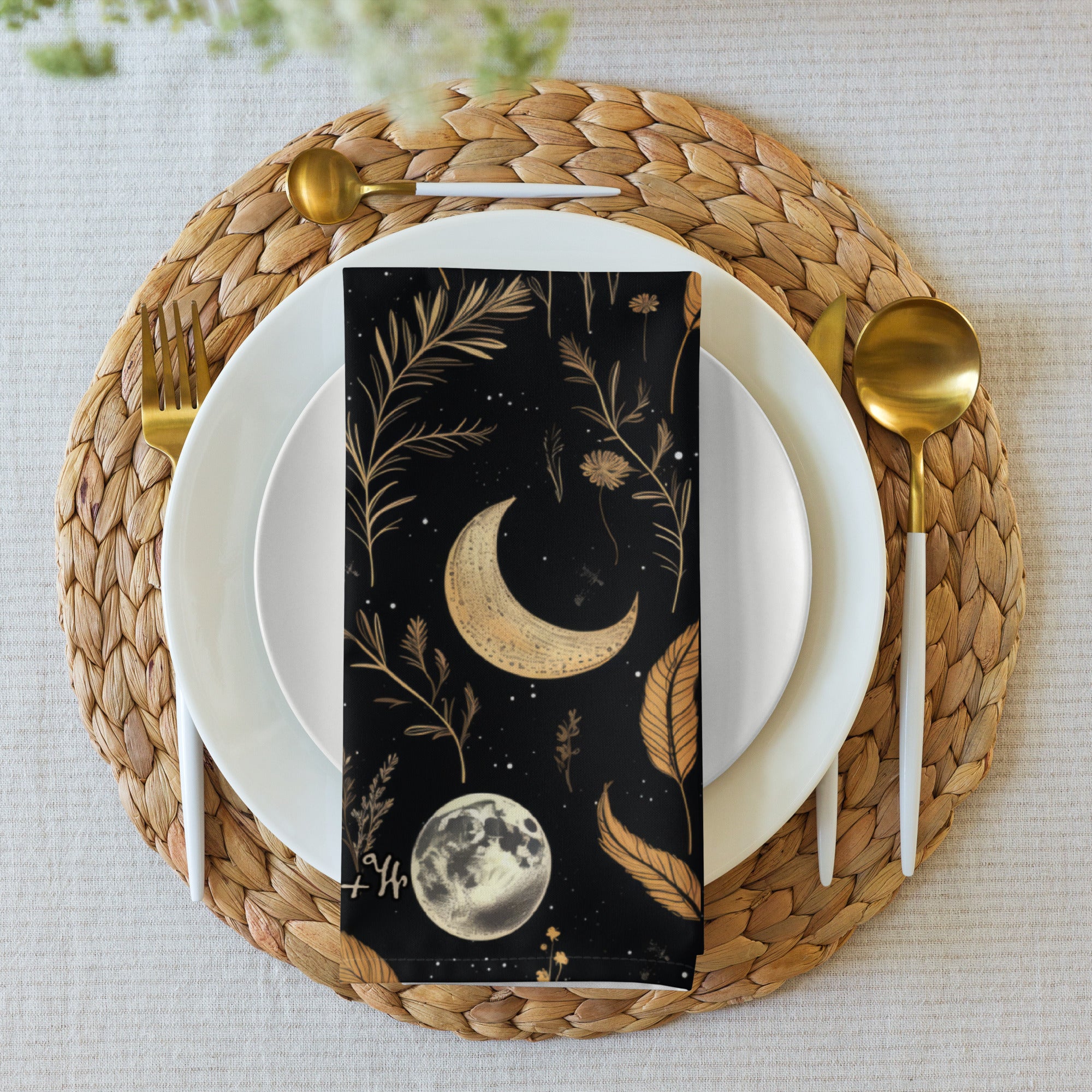 Bapcoku Witchy Black Kitchen Dish Towels Luna Moon Phases Boho Floral  Botanic Hand Towels Gothic Bohemian Flower Decor Gifts 16x24 Absorbent  Drying Cloth Tea Towels Set of 2 - Yahoo Shopping