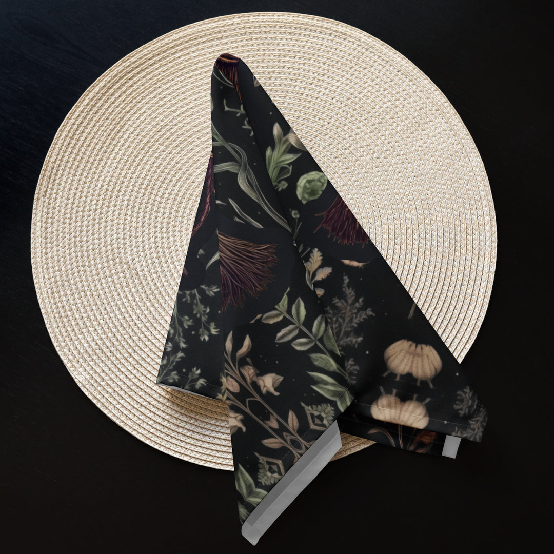 Witches' Broomsticks Cloth Napkin Set