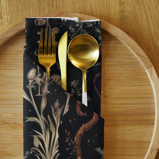Witches' Broomsticks Cloth Napkin Set