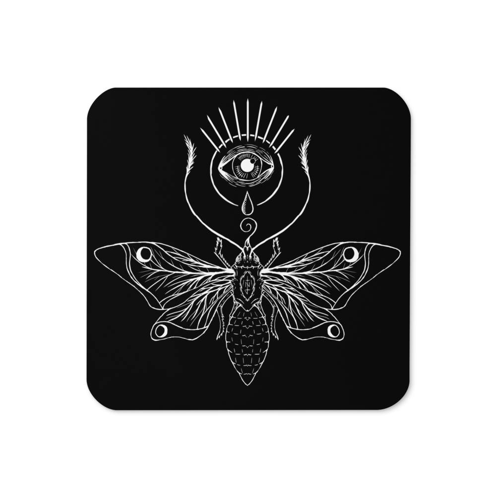 Sacred Moth Coaster