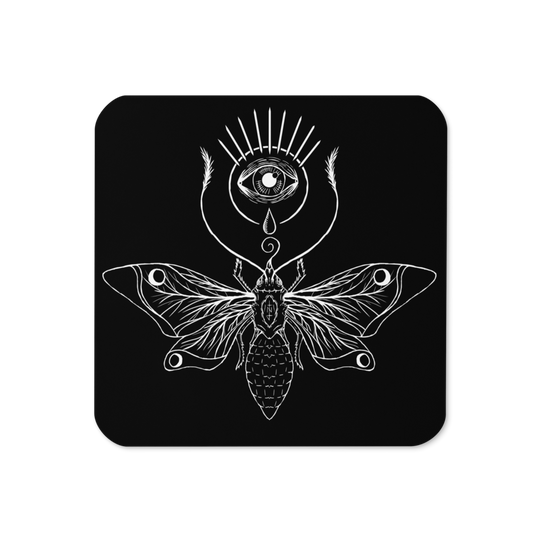 Sacred Moth Coaster