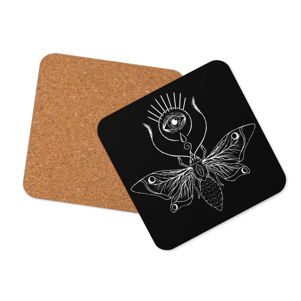 Sacred Moth Coaster