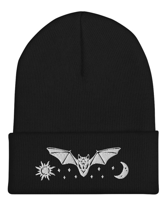 Twilight Beanie - Men & Women Grunge Aesthetic Vegan Knit Hat Accessories Witchy Alt Style Dark Academia Hats
